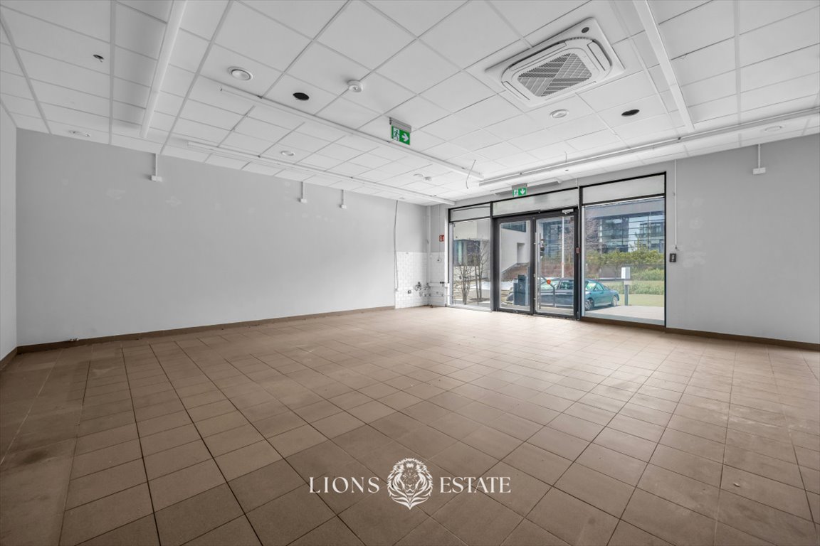 Lokal użytkowy 97,78 m² w Wilanowie – duże witryny i elastyczna aranżacja Warszawa, Wilanów Błonia Wilanowskie, Herbu Janina  98m2 Foto 1