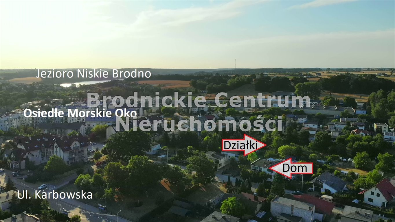 Działka pod dom jednorodzinny w Brodnicy, 429 m2, plan MPZP Brodnica, Brodnica  429m2 Foto 1