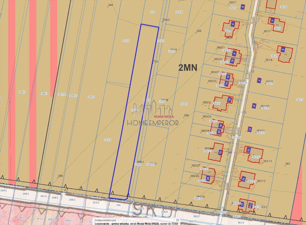 Działka budowlana na sprzedaż Nowa Wola, Liliowa  3 144m2 Foto 1