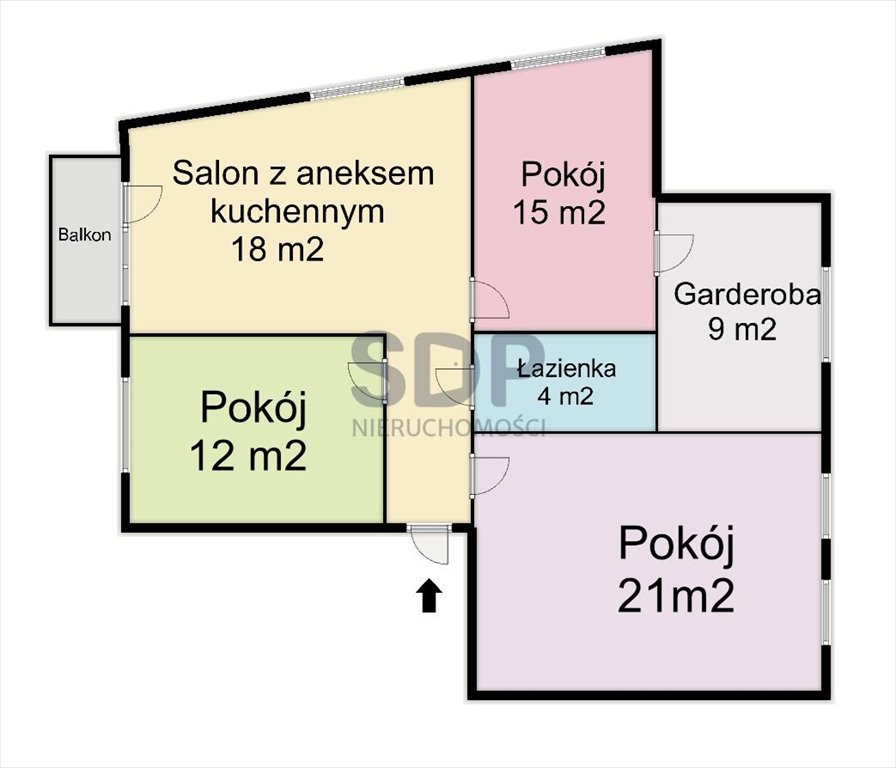 Mieszkanie czteropokojowe  na sprzedaż Wrocław, Bolesława Krzywoustego  76m2 Foto 6