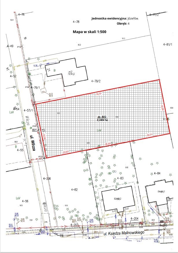 Działka budowlana na sprzedaż Józefów, Wilcza  2 404m2 Foto 4