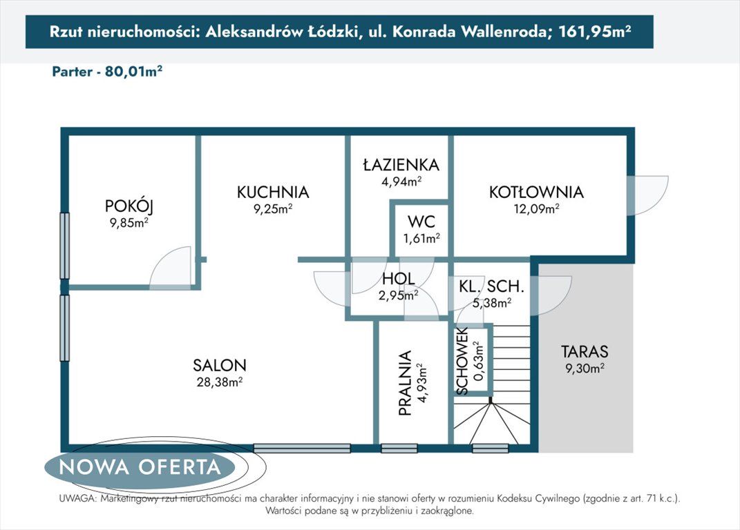 Dom na sprzedaż Aleksandrów Łódzki, Konrada Wallenroda  162m2 Foto 5