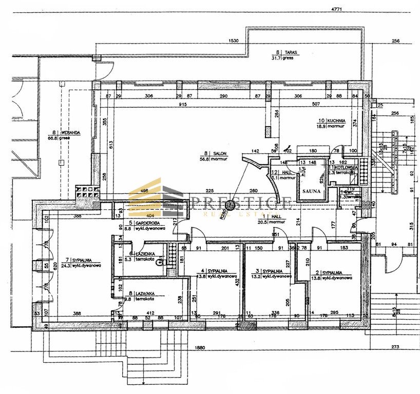 Mieszkanie na wynajem Warszawa, Wilanów, Biedronki  300m2 Foto 18