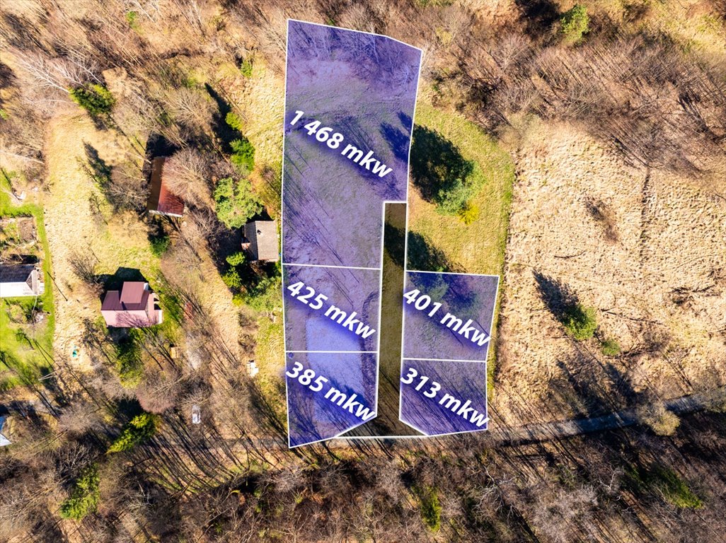 Sprzedam działki budowlane z pozwoleniem na budowę w Stróży Tyrpułowo  313m2 Foto 1