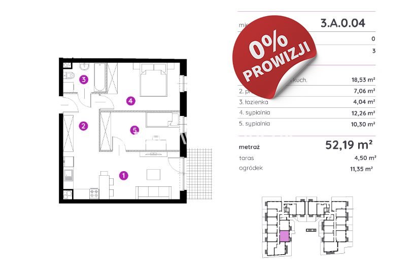Mieszkanie trzypokojowe na sprzedaż Kraków, Podgórze, Stare Podgórze, Rydlówka  52m2 Foto 3