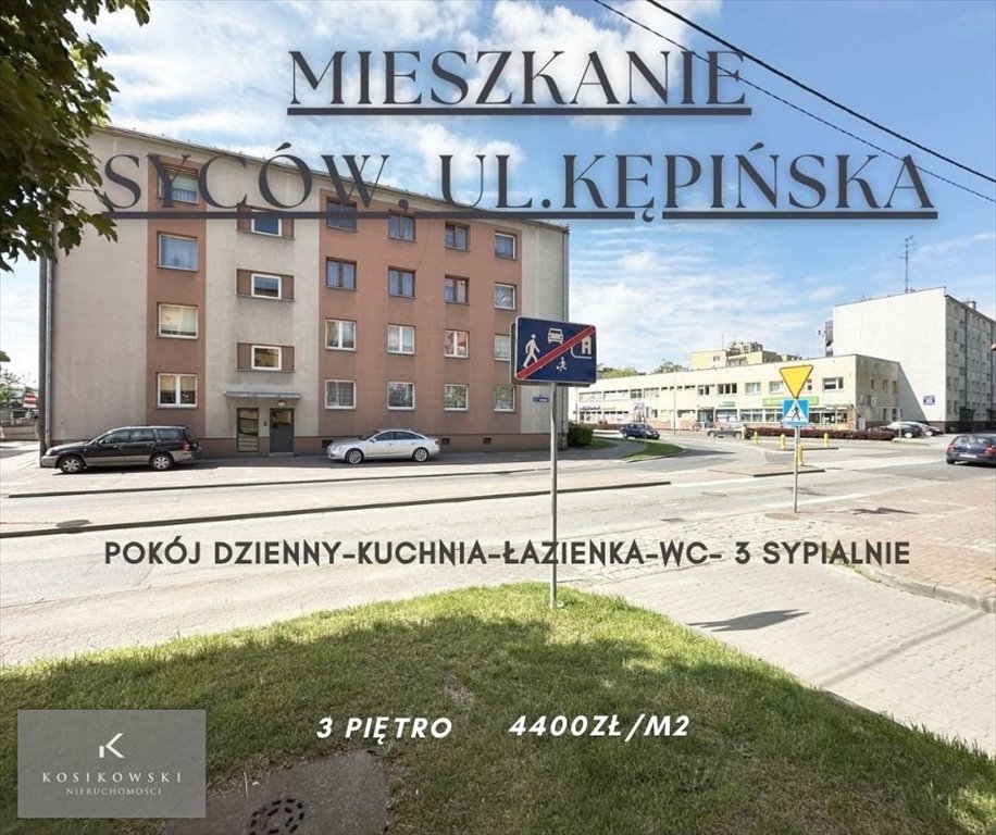 Mieszkanie czteropokojowe  na sprzedaż Syców  61m2 Foto 1