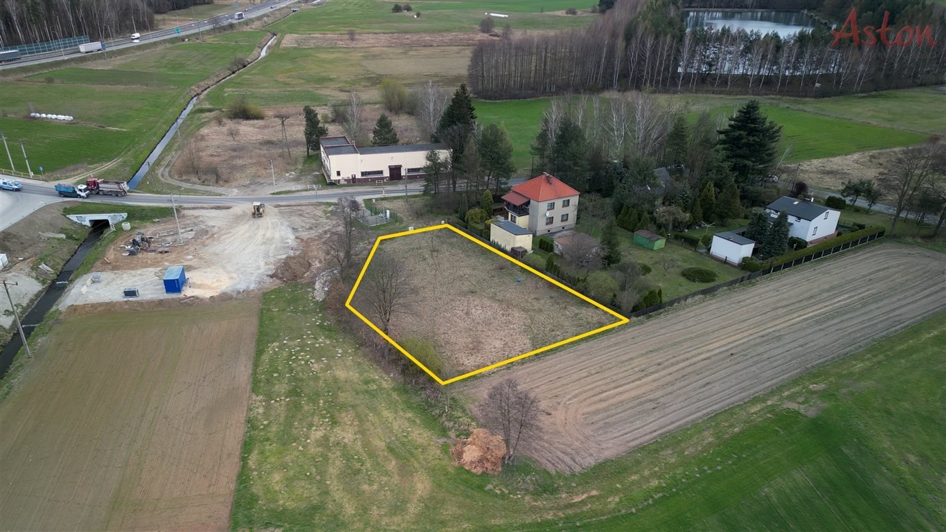 Działka pod dom z usługami, media, blisko S1, 1700 m² Lędziny  1 792m2 Foto 1