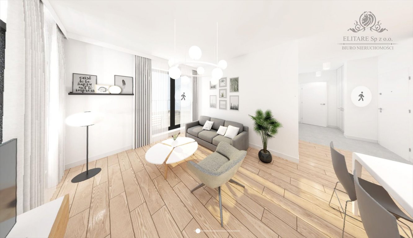 Nowoczesne 3-pokojowe mieszkanie z tarasem i loggią na Krzykach Wrocław, Krzyki, Partynice  52m2 Foto 1