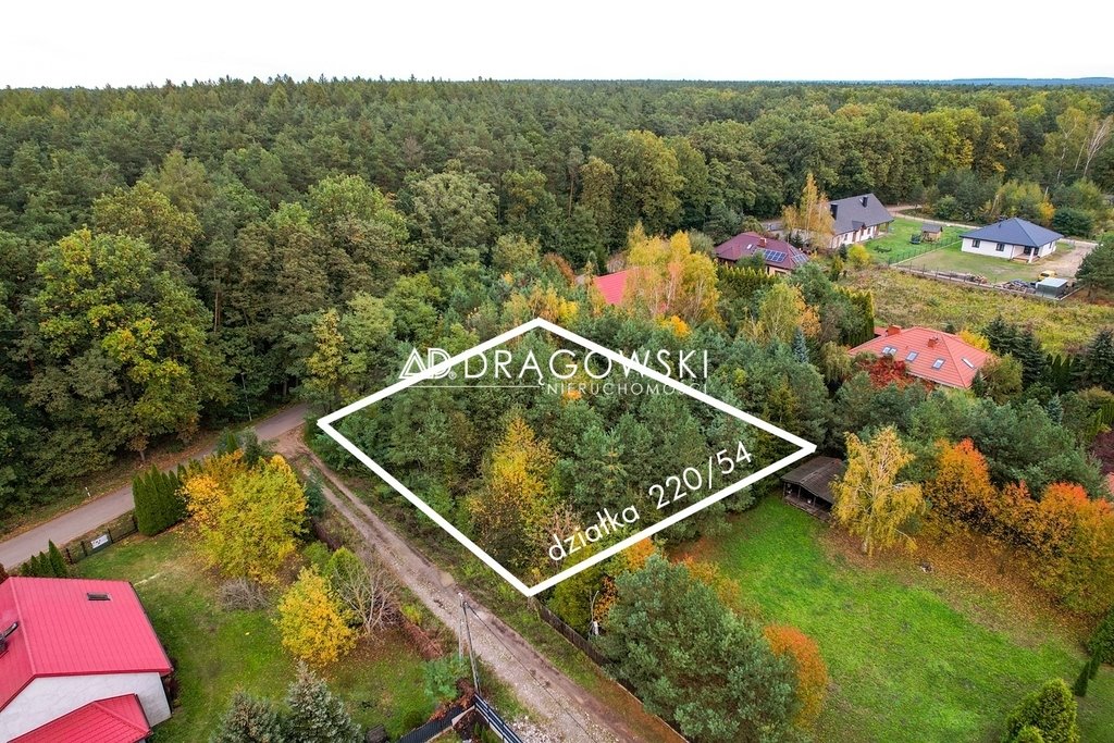 Działka 1484 m² z warunkami zabudowy i widokiem na las Pobyłkowo Małe  1 484m2 Foto 1