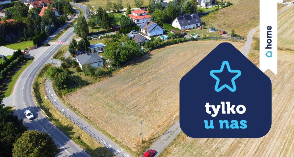 Działka 1100 m² z dostępem do drogi asfaltowej i energii Niemcz, niemcz  1 100m2 Foto 1