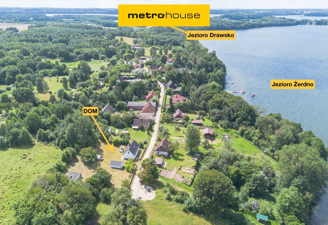 Dom z widokiem na jezioro w Nowym Drawsku, 131,92 m² Nowe Drawsko  132m2 Foto 1