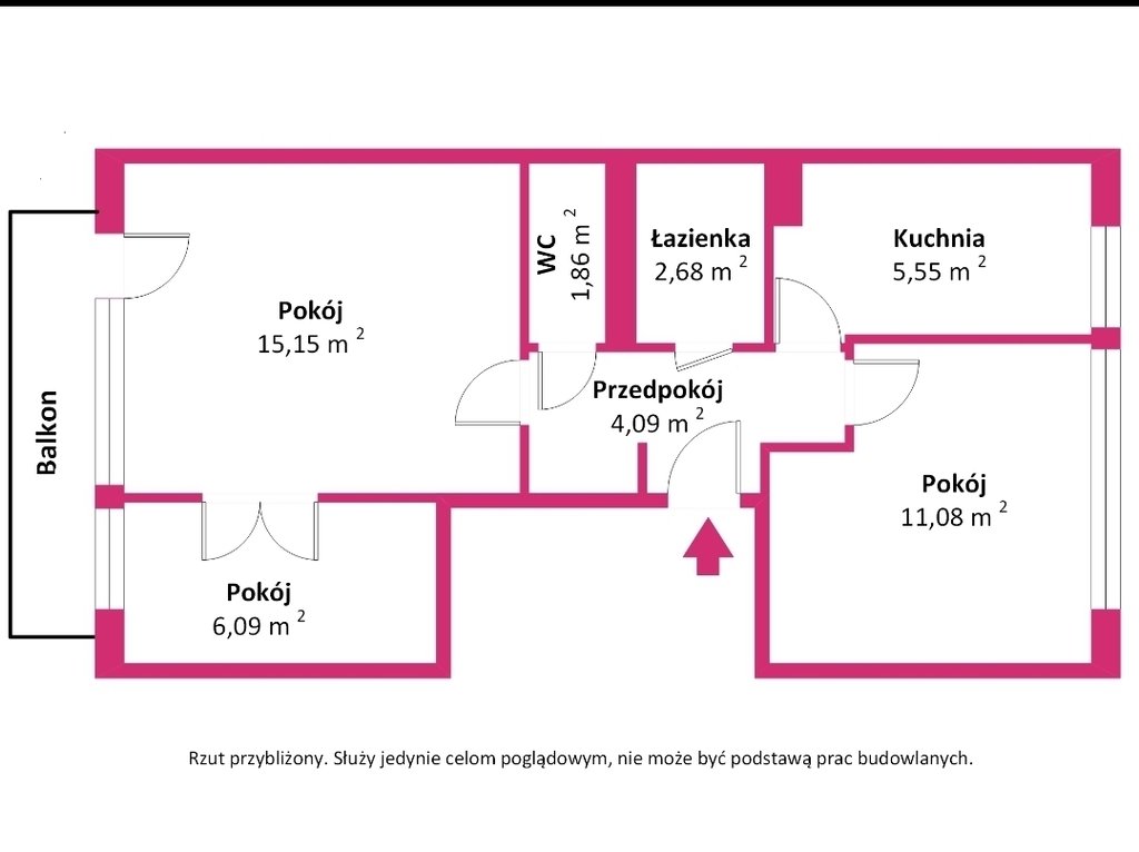 Mieszkanie trzypokojowe na sprzedaż Warszawa, Bartłomieja  48m2 Foto 3