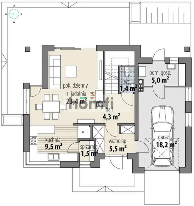 Na sprzedaż nowoczesny dom 120 m² z garażem w Sandomierzu Sandomierz, Stare Miasto, Warzywna  120m2 Foto 1