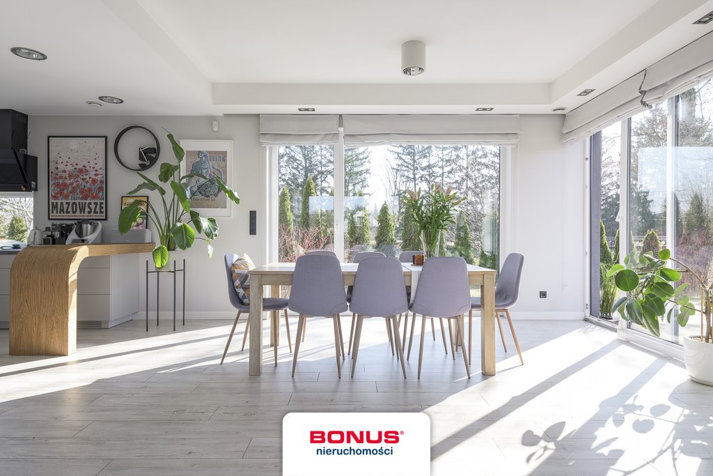 Nowoczesny dom bliźniak z dużą działką i energooszczędną pompą Łomianki Dolne  172m2 Foto 1