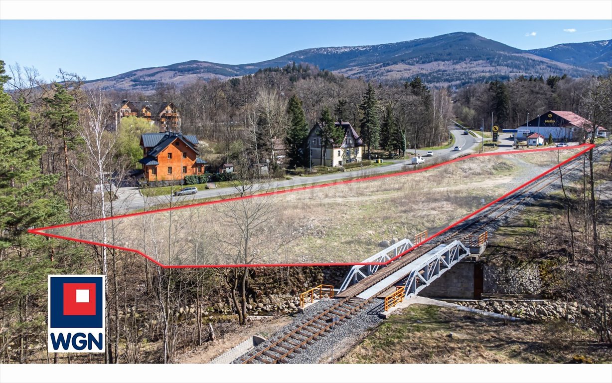 Działka inwestycyjna 3 738 m² z widokiem na Karkonosze Karpacz, Wielkopolska  3 784m2 Foto 1