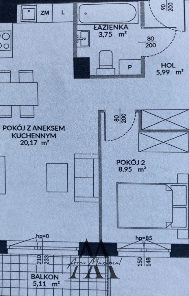 Mieszkanie dwupokojowe na sprzedaż Warszawa, Ursus, Edwarda Habicha  40m2 Foto 2