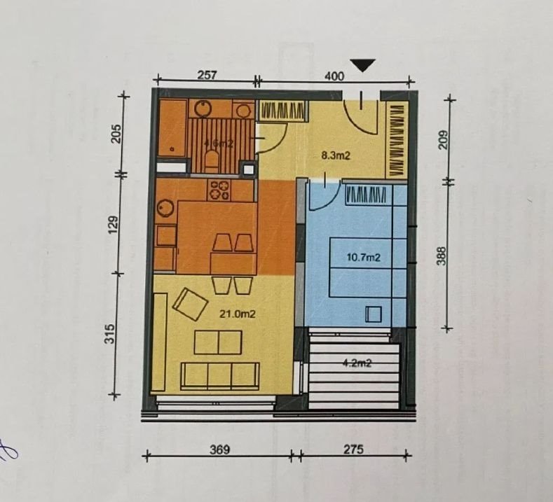 Mieszkanie dwupokojowe na sprzedaż Warszawa, Mokotów  44m2 Foto 8