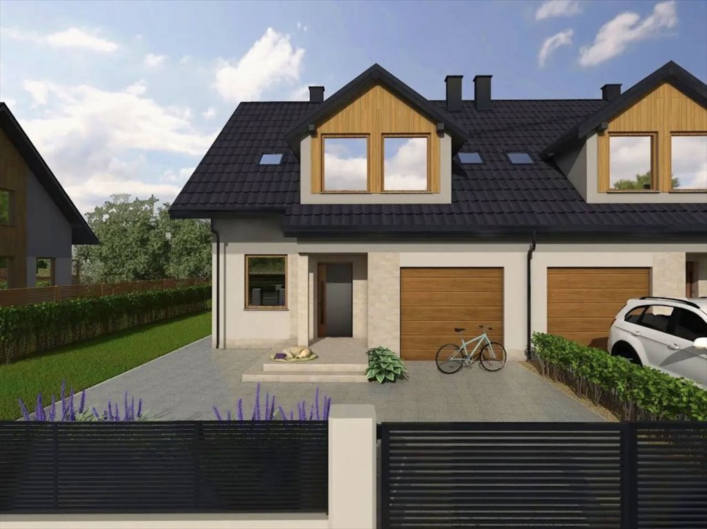 Na sprzedaż nowoczesny dom bliźniaczy 155 m² z dużym ogrodem Łańcut, Kąty  155m2 Foto 1