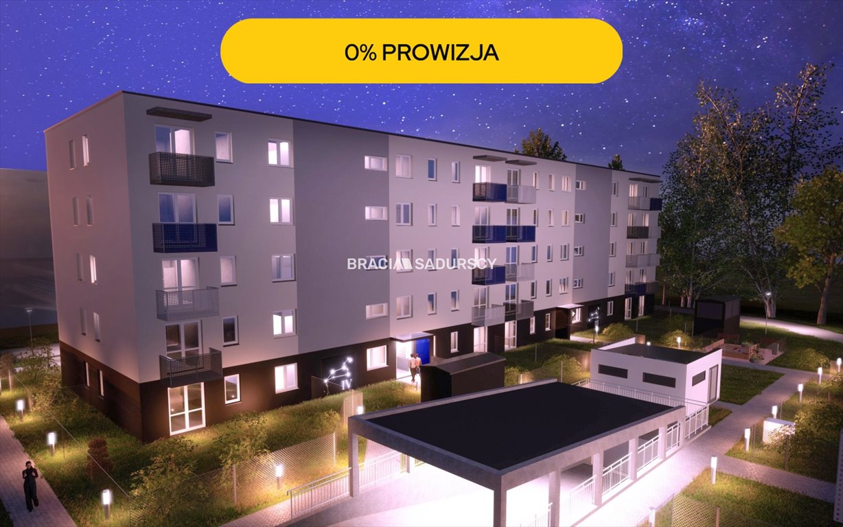 Do sprzedania nowoczesne 3-pokojowe mieszkanie z balkonem i garażem Kraków, Bieżanów-Prokocim, Osiedle Złocień, Osiedle Złocień  46m2 Foto 1