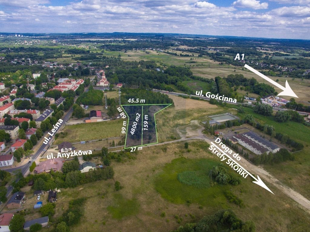 Działka przemysłowo-handlowa na sprzedaż Częstochowa, Dźbów, Anyżkowa  4 800m2 Foto 2