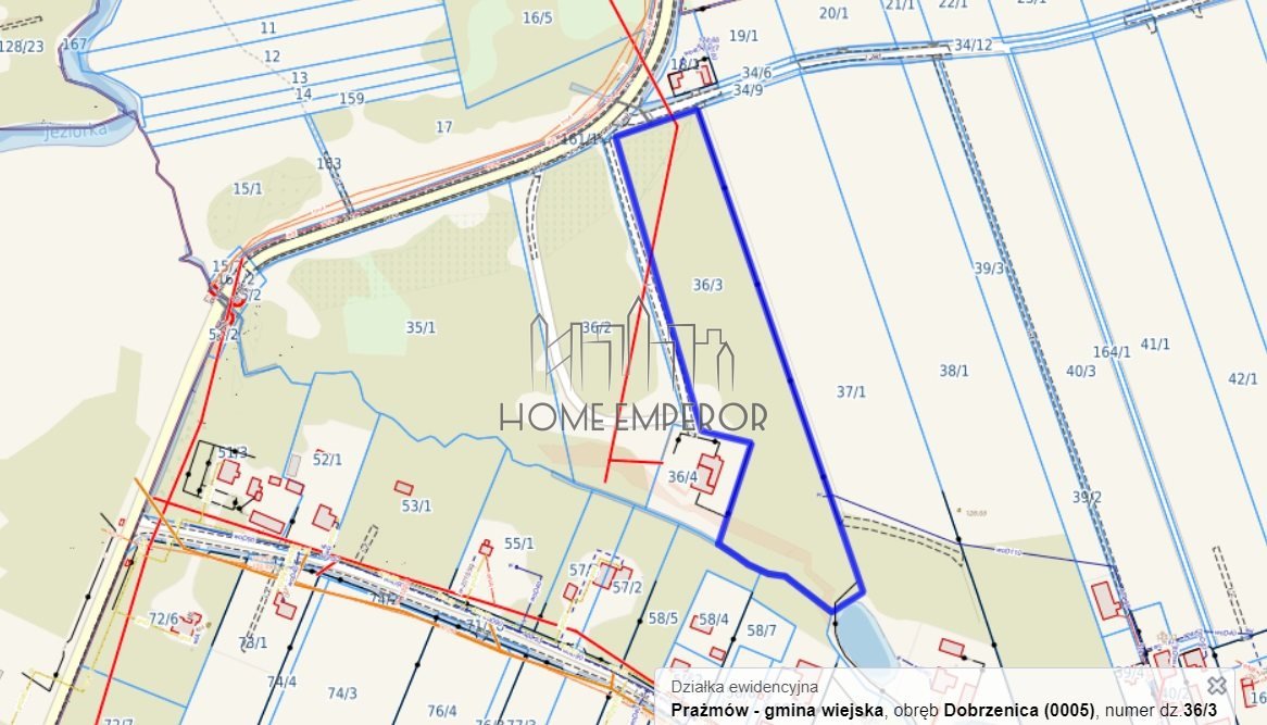 Działka budowlana na sprzedaż Dobrzenica, Poprzeczna  15 200m2 Foto 3