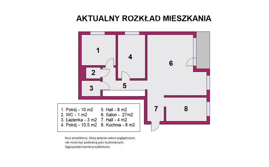 Mieszkanie czteropokojowe  na sprzedaż Łódź, Bałuty, Organizacji "Wolność i Niezawisłość"  72m2 Foto 3