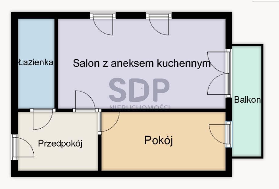 Mieszkanie dwupokojowe na sprzedaż Wrocław, Krzyki, Ołtaszyn, Ołtaszyn/Wojszyce  42m2 Foto 2