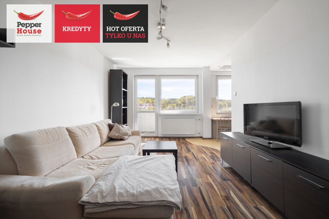 Kawalerka z panoramicznym widokiem na las w Wrzeszczu Gdańsk, Wrzeszcz, Juliusza Słowackiego  34m2 Foto 1