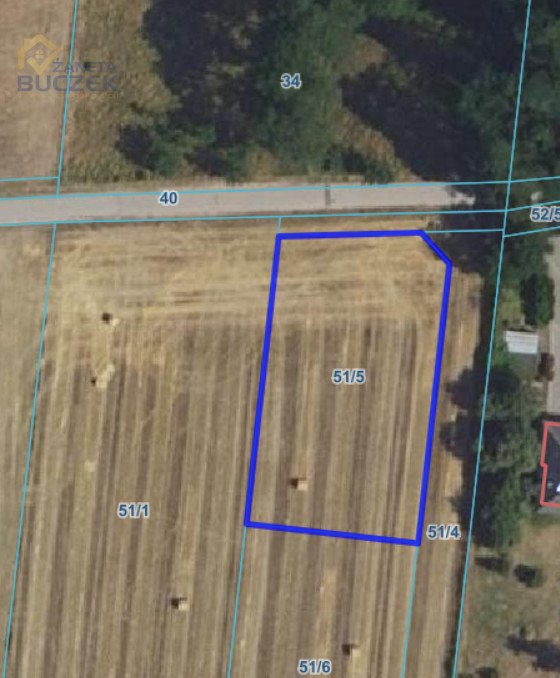 Działka budowlano-usługowa 1256 m² z mediami. Maszna  1 256m2 Foto 1