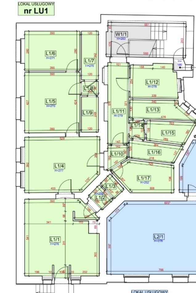 Atrakcyjny lokal usługowy 128 m² w Jeżycach, inwestycja Poznań, Jeżyce, Jana Kochanowskiego  127m2 Foto 1