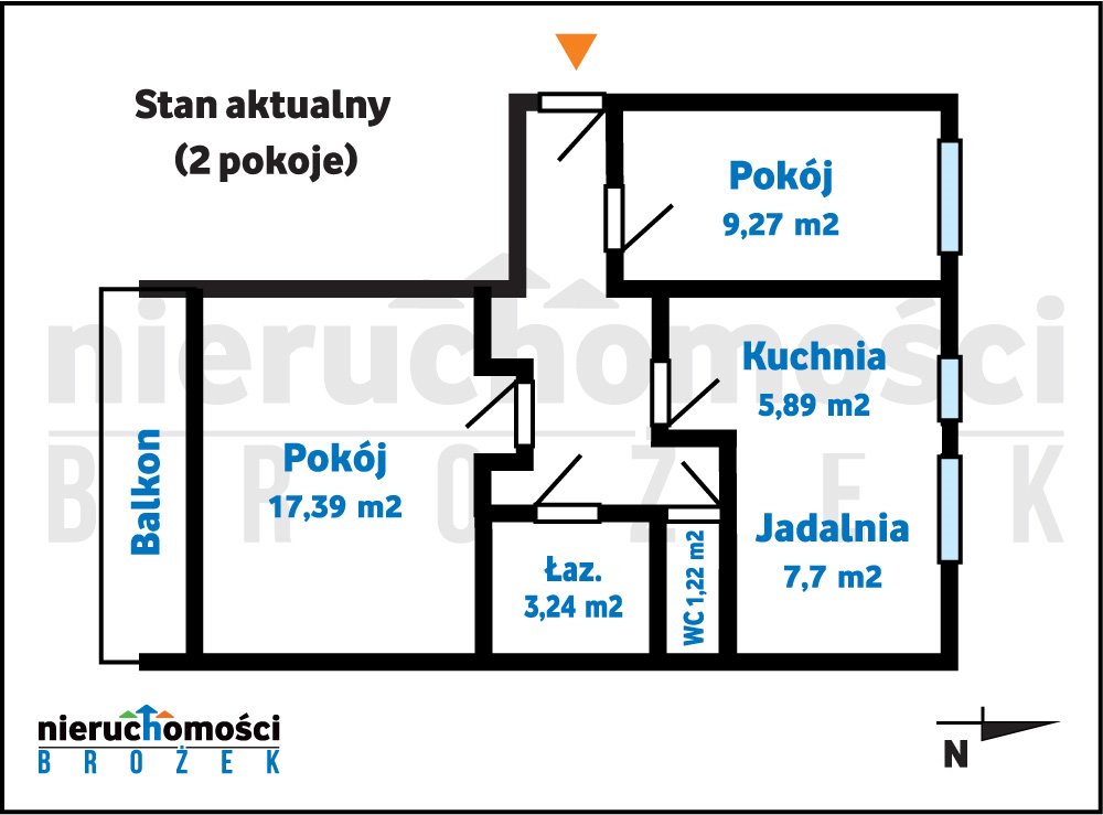 Mieszkanie trzypokojowe na sprzedaż Radom, Ustronie, Sandomierska  54m2 Foto 15