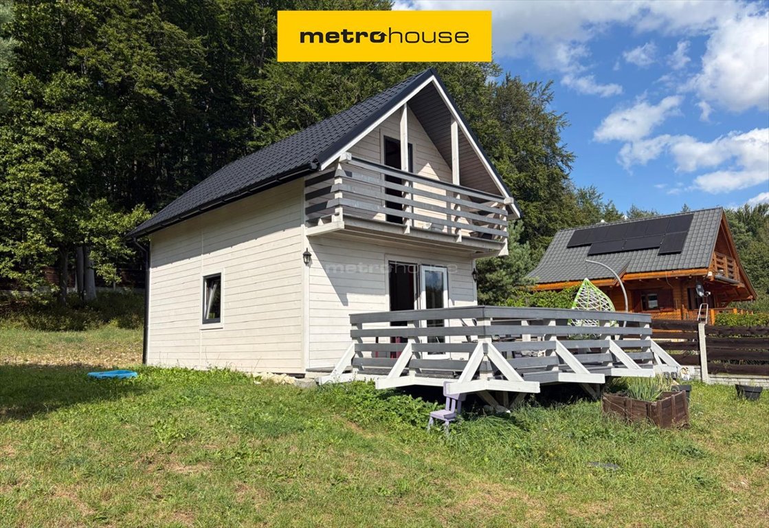 Drewniany dom 60 m² z tarasem, blisko lasu - polecam! Ryczówek, Kluczewska  60m2 Foto 1