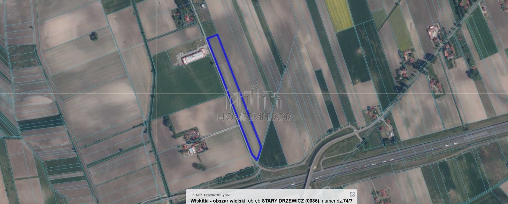 Działka usługowa 25 423 m² przy A2 - polecam Stary Drzewicz  25 423m2 Foto 1