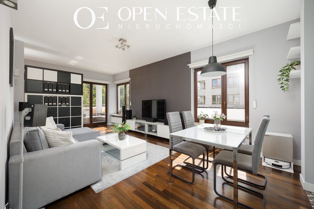 Przestronne 3-pokojowe mieszkanie 91 m² - balkon i garaż Warszawa, Wilanów, Miasteczko Wilanów, Prymasa Augusta Hlonda  91m2 Foto 1