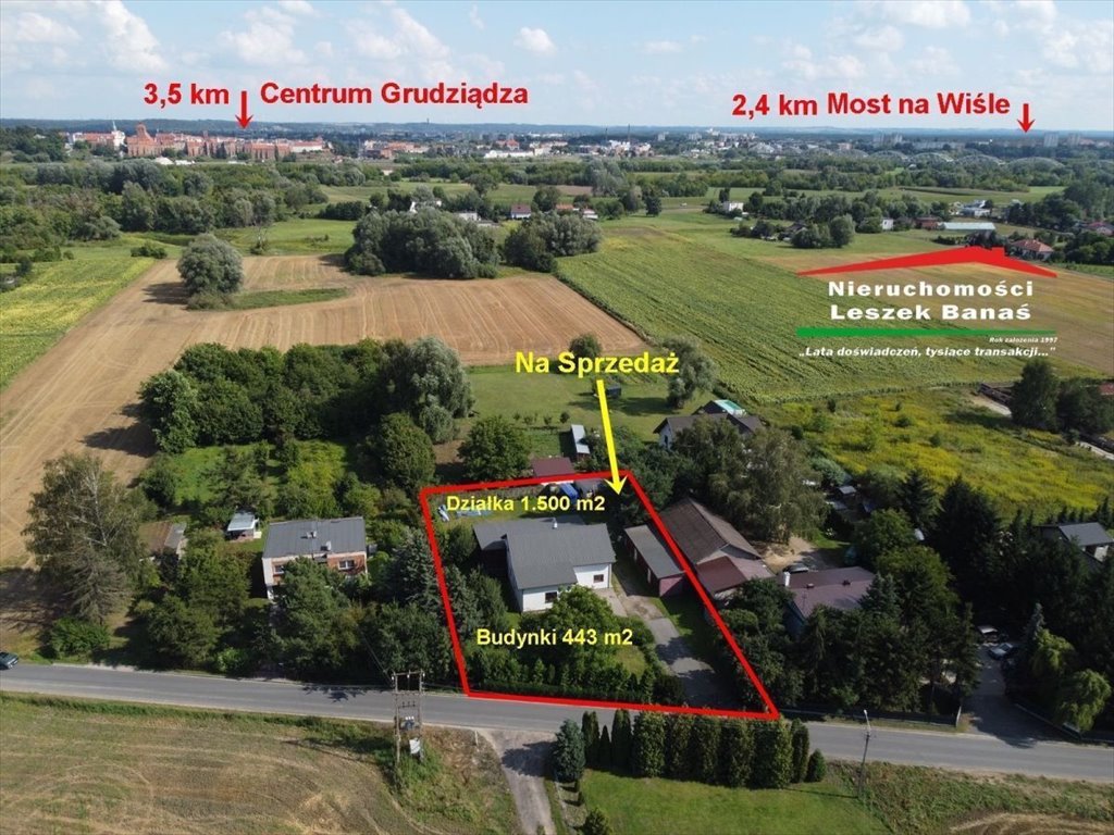 Dom z działalnością i mieszkaniem 443 m² - polecam Grudziądz  443m2 Foto 1