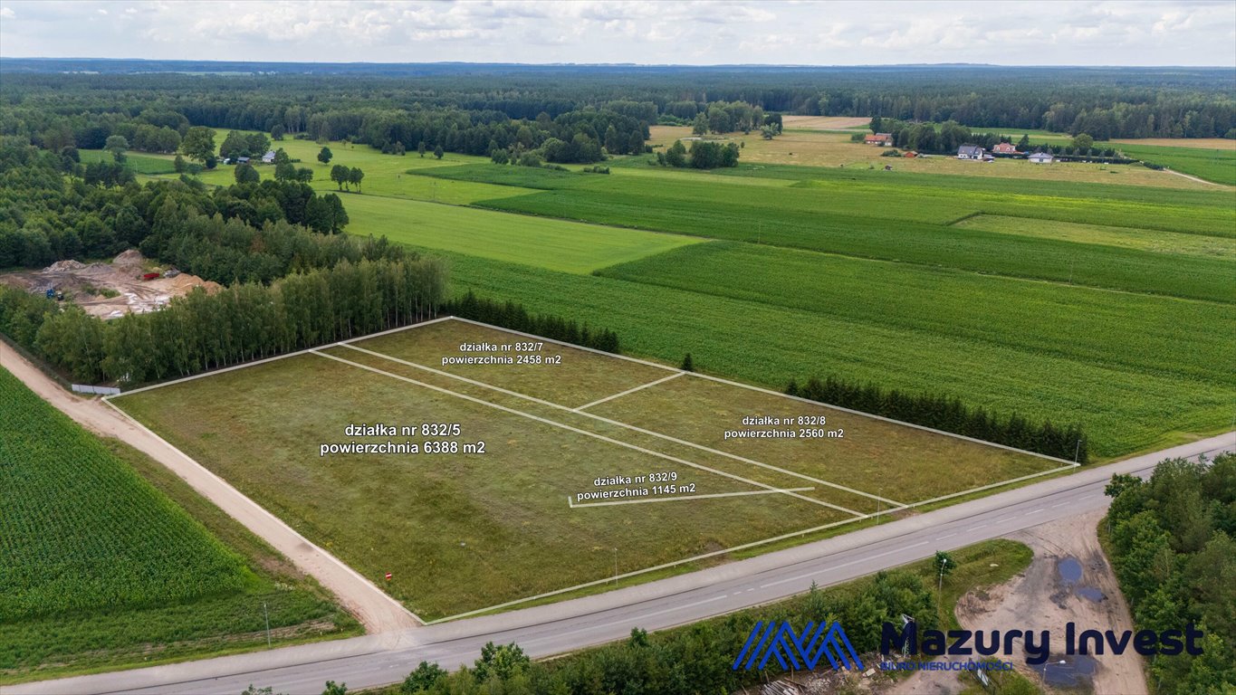 Do sprzedania działka inwestycyjna 12 851 m² przy ul. Grunwaldzkiej: Świętajno