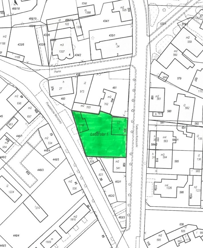 Sprzedam nieruchomość usługową 279 m² w Łebie z ogrodzeniem Łeba, Tadeusza Kościuszki  279m2 Foto 1