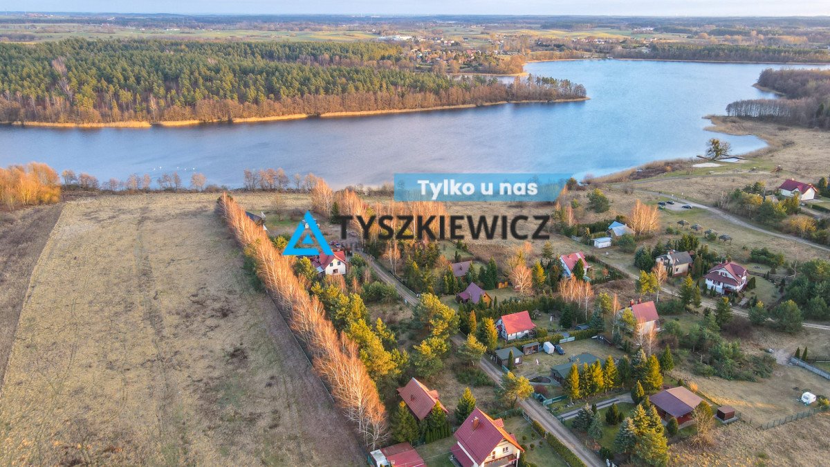 Działka rekreacyjna 1636 m² w Demlinie, ogrodzona, blisko jeziora Demlin  1 636m2 Foto 1