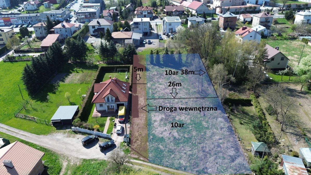Do sprzedania działka 1000 m² z warunkami zabudowy w centrum Sędziszowa Sędziszów Małopolski, Jana Pawła II  1 000m2 Foto 1
