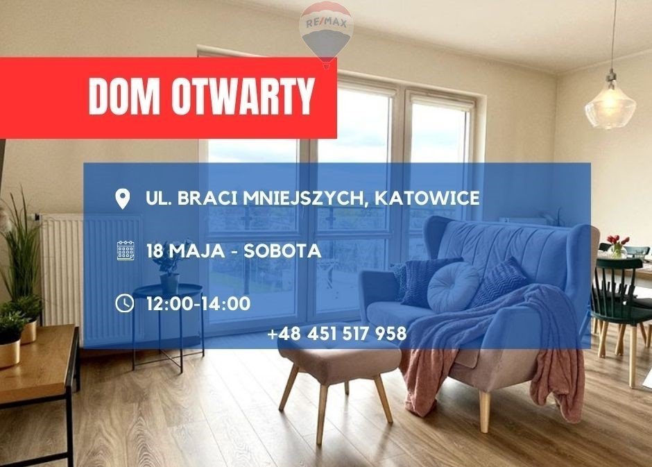 Mieszkanie trzypokojowe na sprzedaż Katowice, Ligota, Braci Mniejszych  71m2 Foto 1