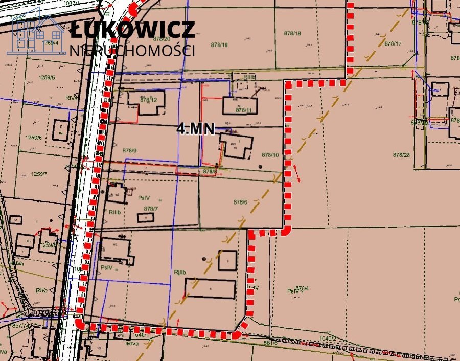 Działka budowlana na sprzedaż Kaniów  1 133m2 Foto 8