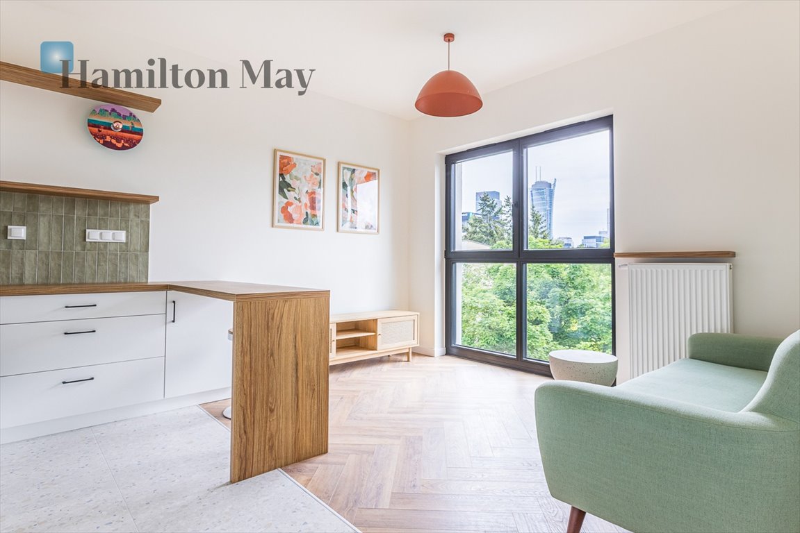 Stylowe 30m2 apartament z panoramicznym widokiem na Warsaw HUB Warszawa, Wola, Szarych Szeregów  30m2 Foto 1