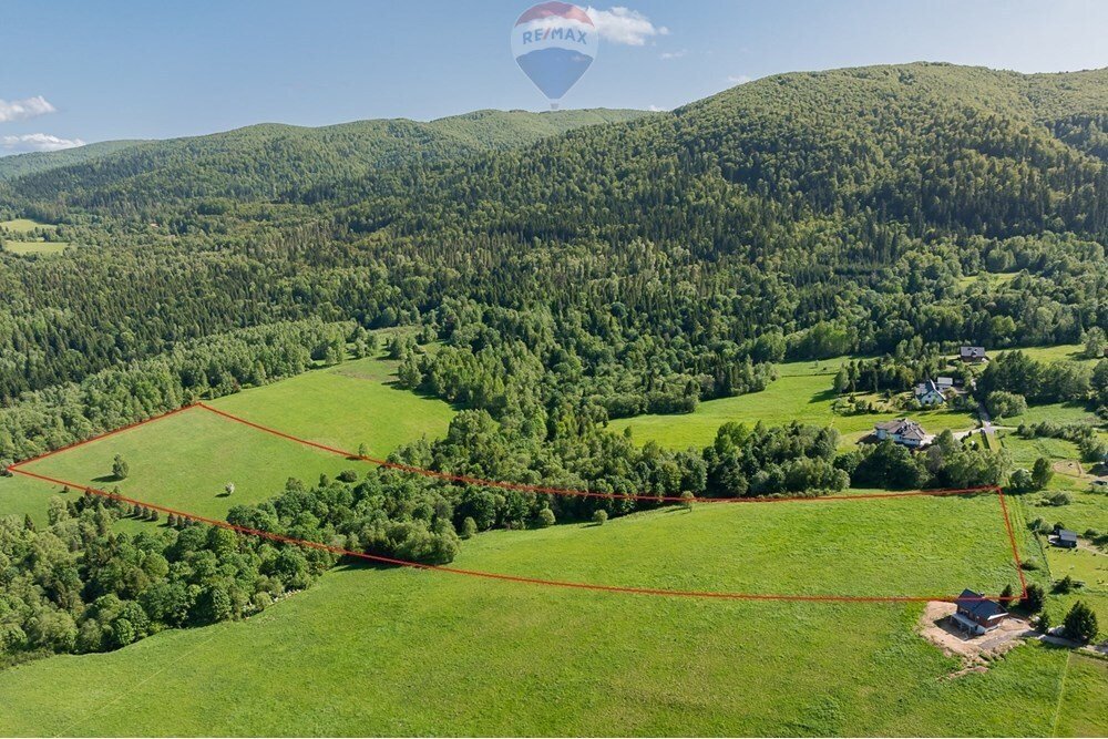Działka 57 055 m² z WZ, widoki w Bieszczadach Krzywe  57 055m2 Foto 1