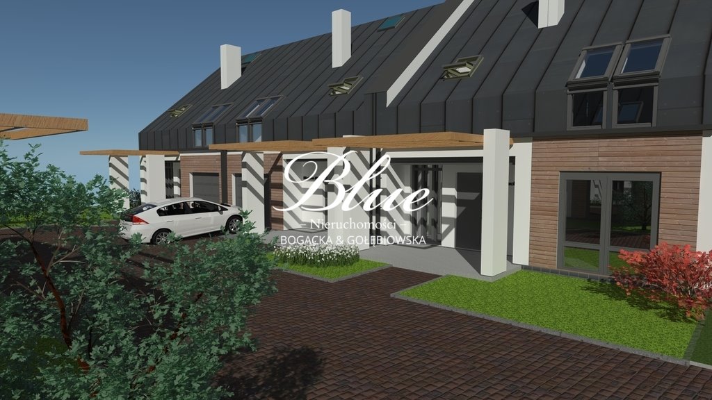 Nowoczesny dom bliźniak 102 m² z ogrodem, gotowy do zamieszkania Dobra  102m2 Foto 1