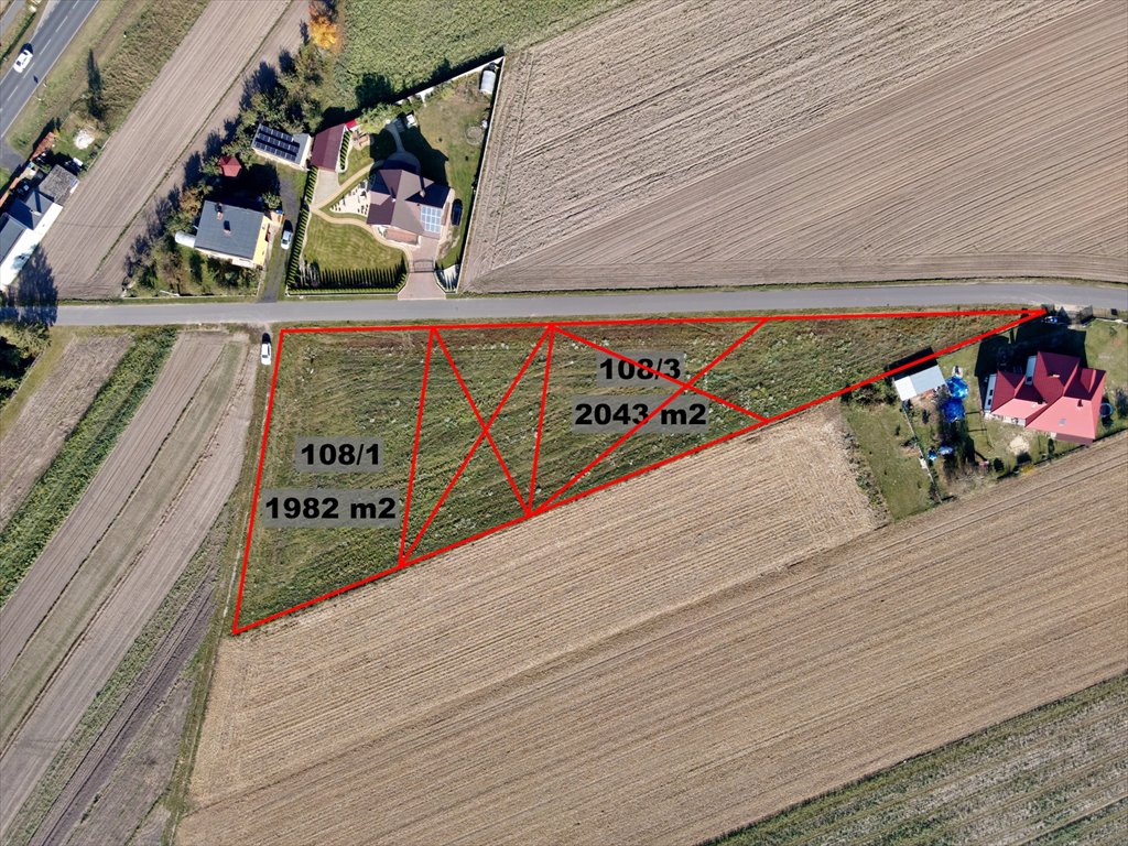 Ostatnia działka budowlana w Plewni – 1982 m2, decyzja o warunkach Plewnia  1 982m2 Foto 1