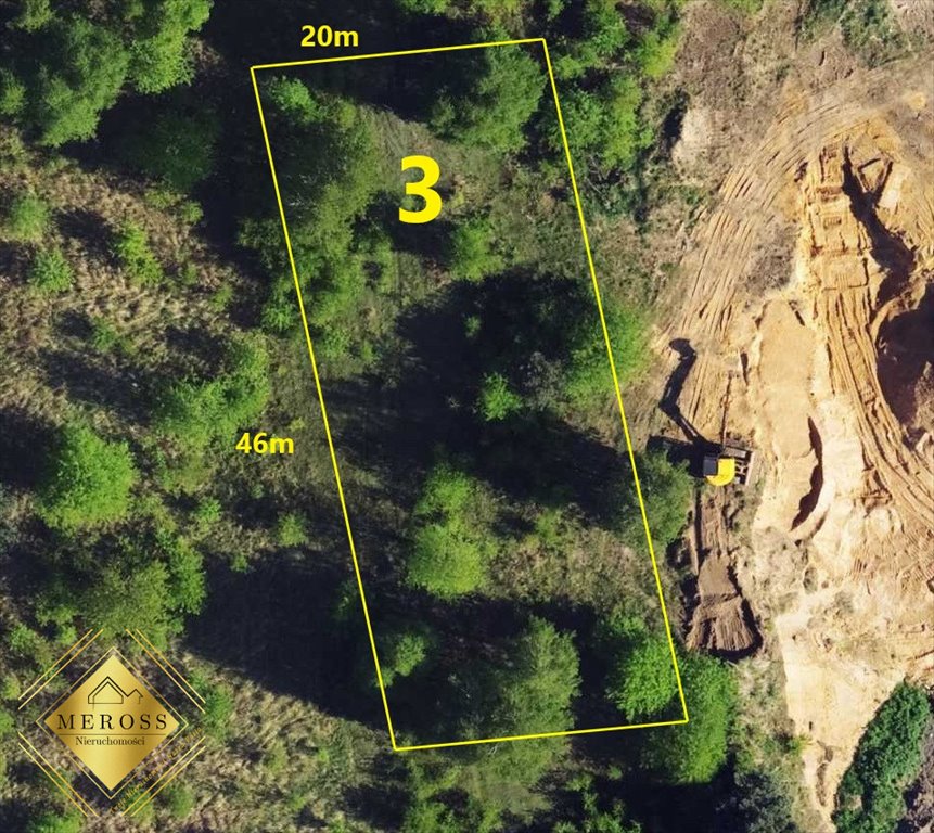 Działka 923 m² w Gorzelnia z mediami przy drodze Gorzelnia  923m2 Foto 1