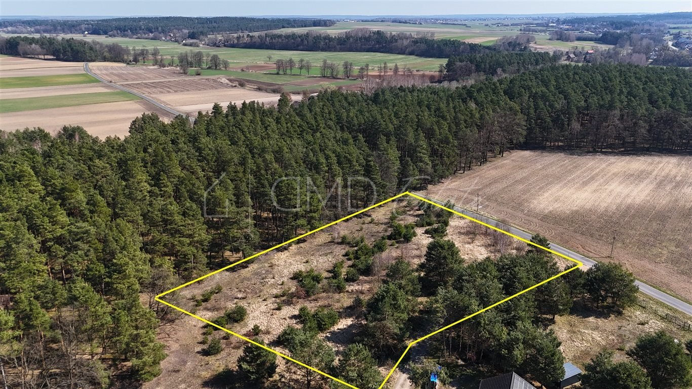 Działki pod zabudowę w Kucobach, 5576 m², spokojna okolica Olesno, Kucoby  5 548m2 Foto 1