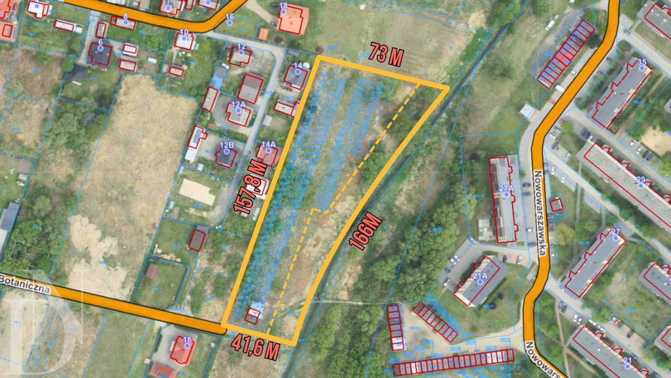 Do sprzedania działka 7287 m² z podziałem na garaże w Hajnówce Hajnówka, Hajnówka  7 287m2 Foto 1