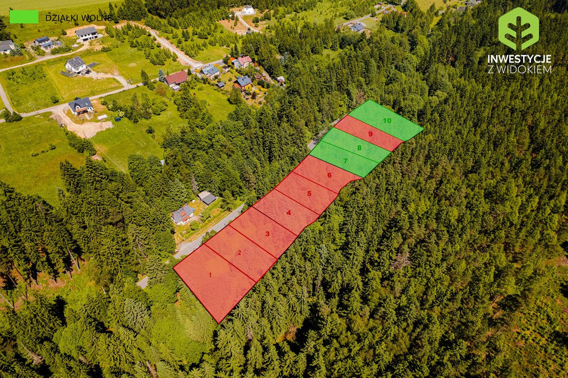 Działka budowlana na sprzedaż Szczytna, Działki budowlane przy Parku Narodowym Gór Stołowych  840m2 Foto 1