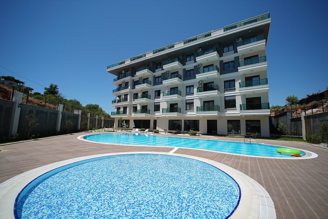 Stylowe 55 m² mieszkanie z basenem i pełnym wyposażeniem Turcja, Alanya, Oba, Alanya, Antalya  55m2 Foto 1